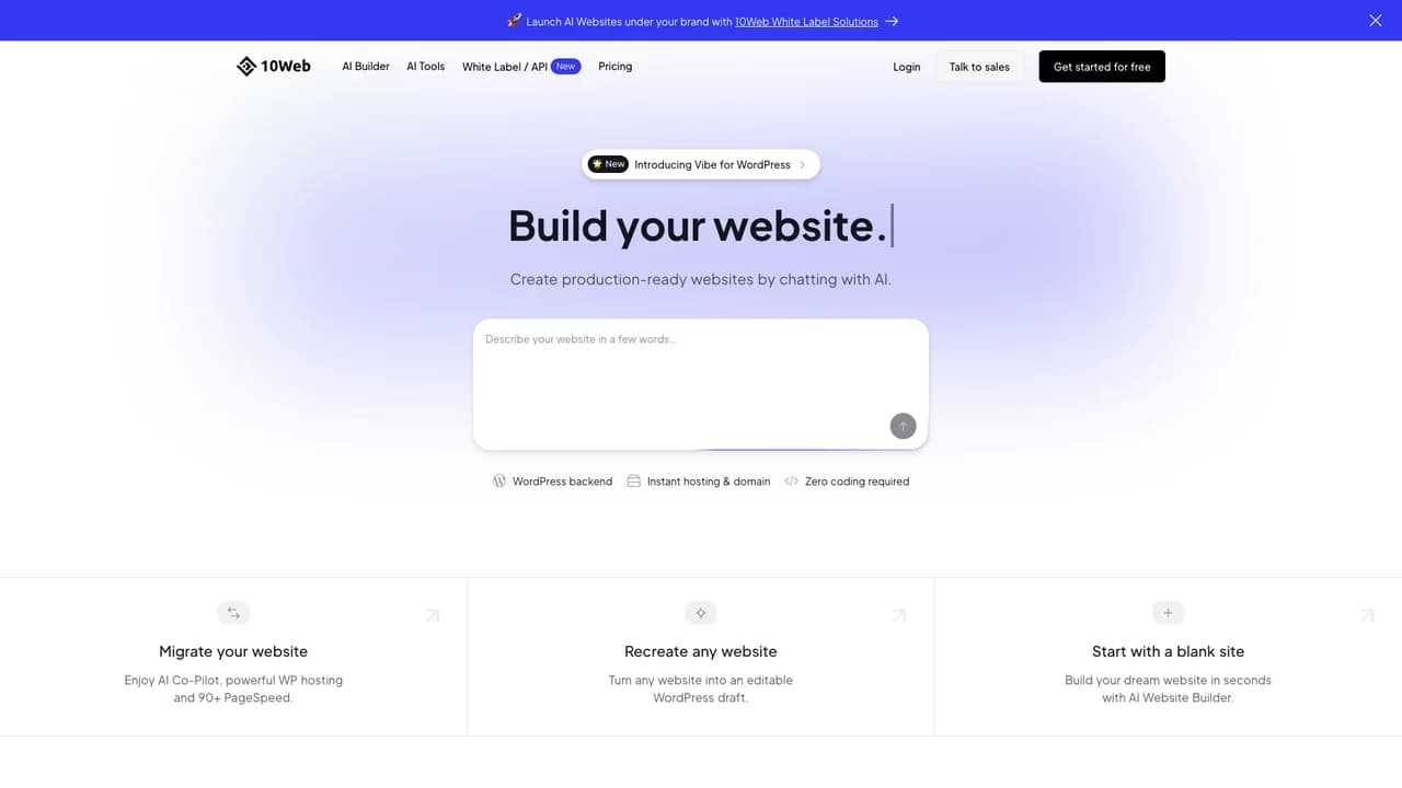 10web screenshot
