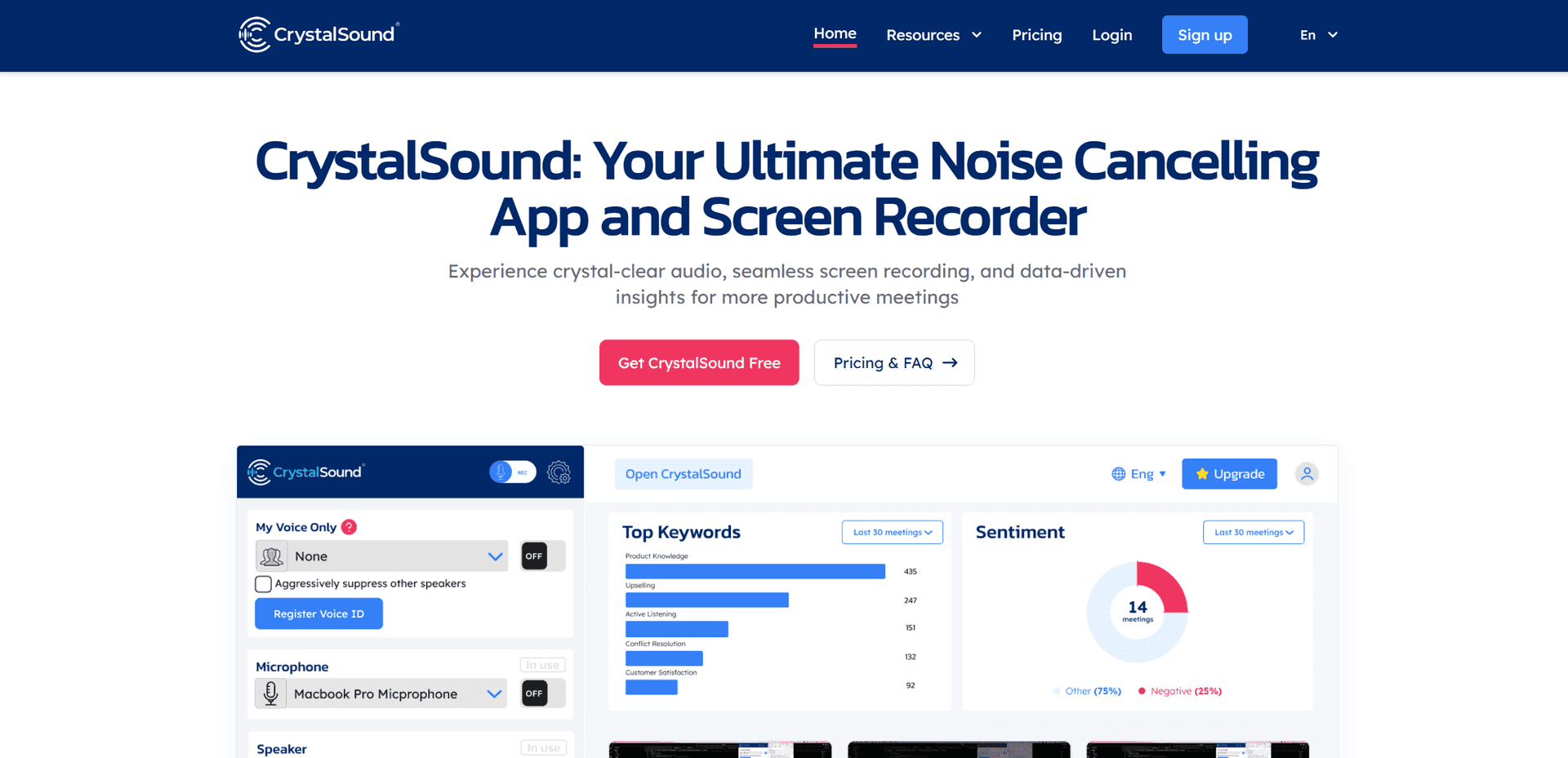 CrystalSound screenshot