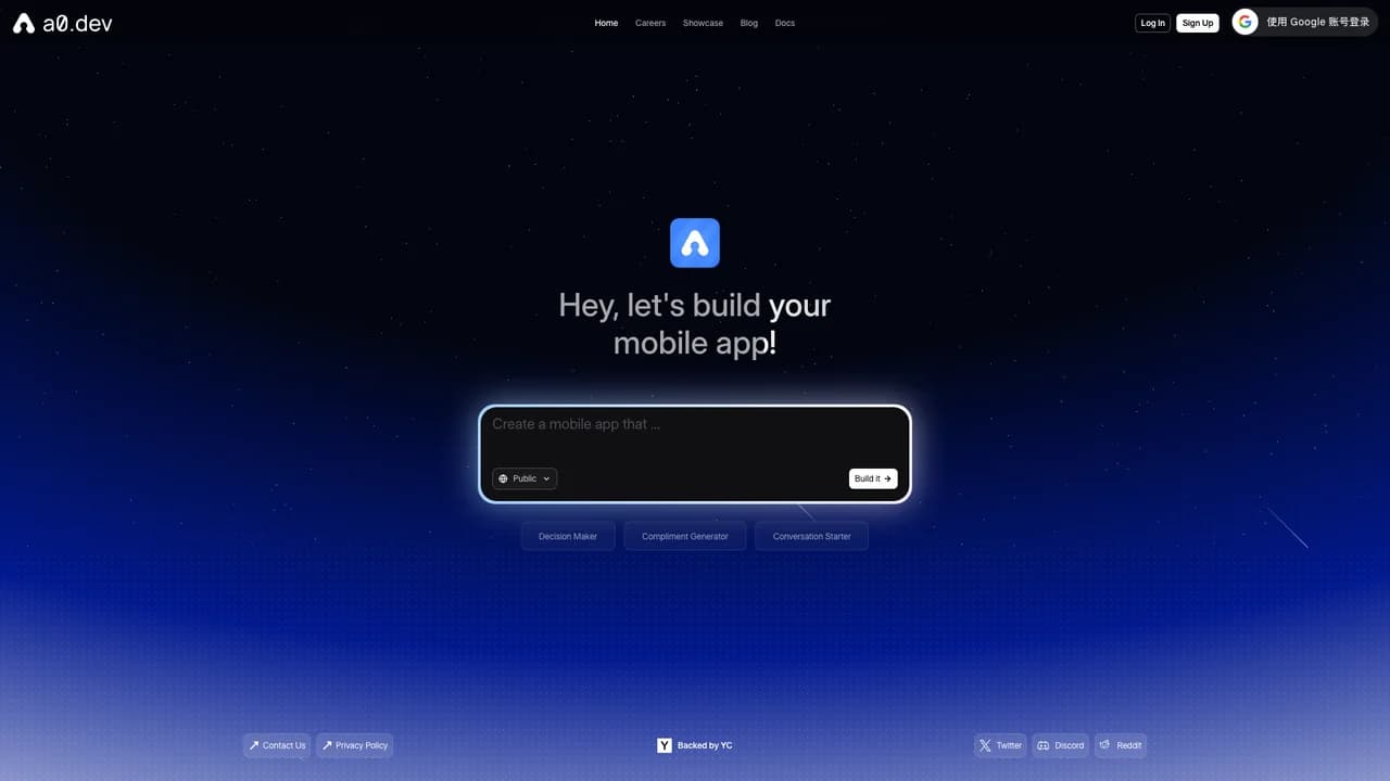 a0dev screenshot