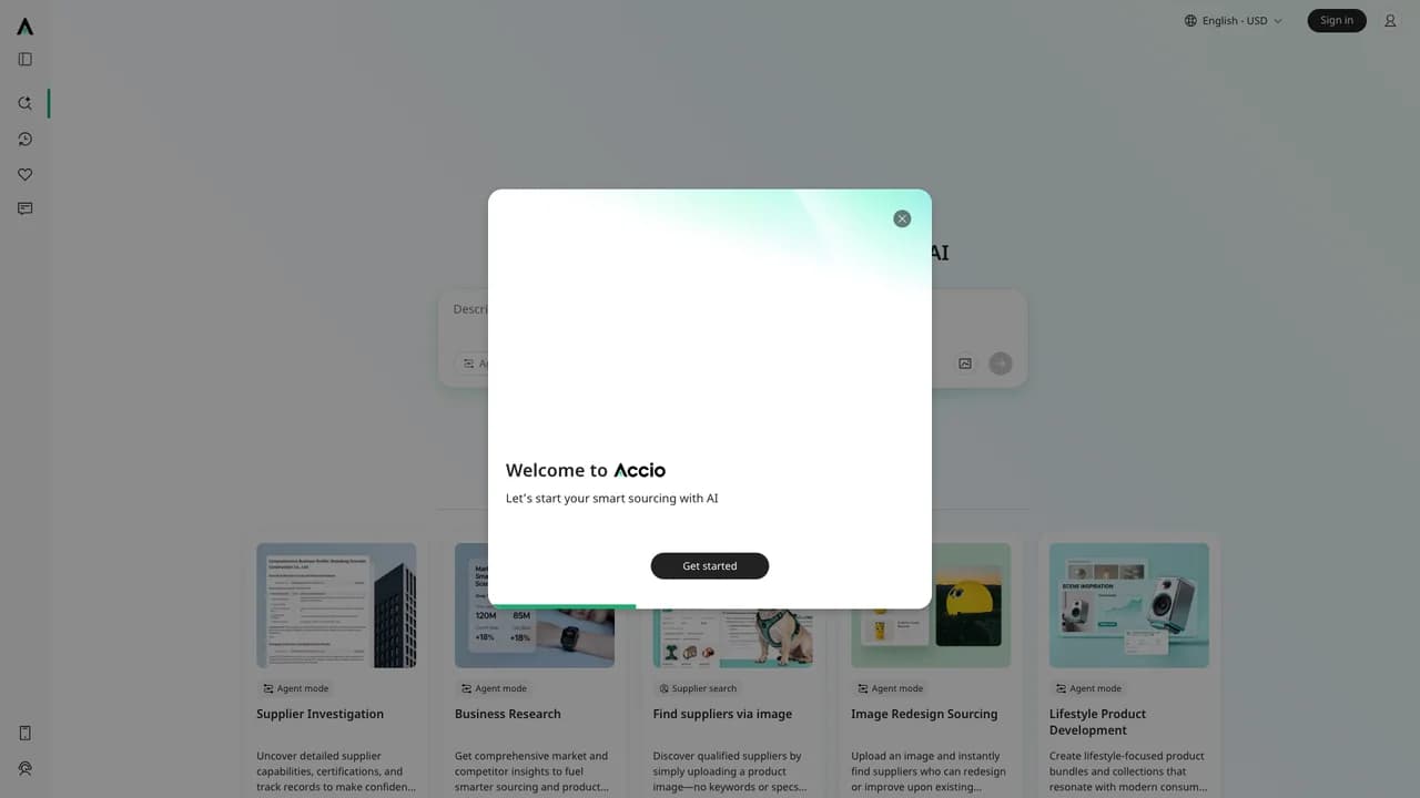 accio screenshot