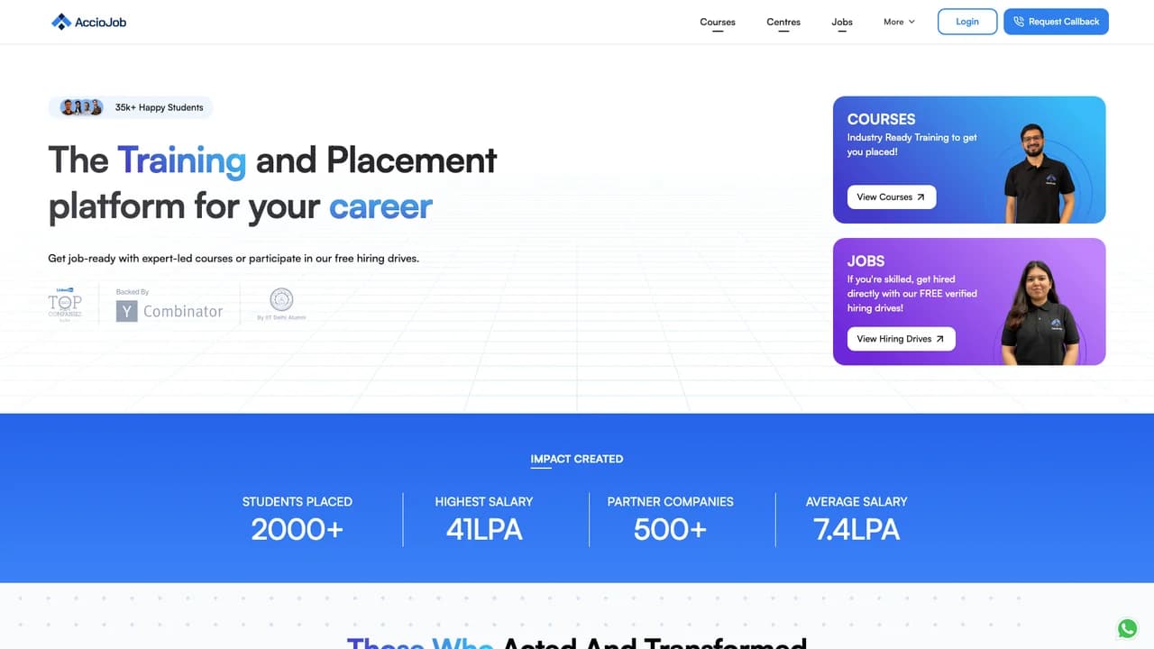 acciojob screenshot