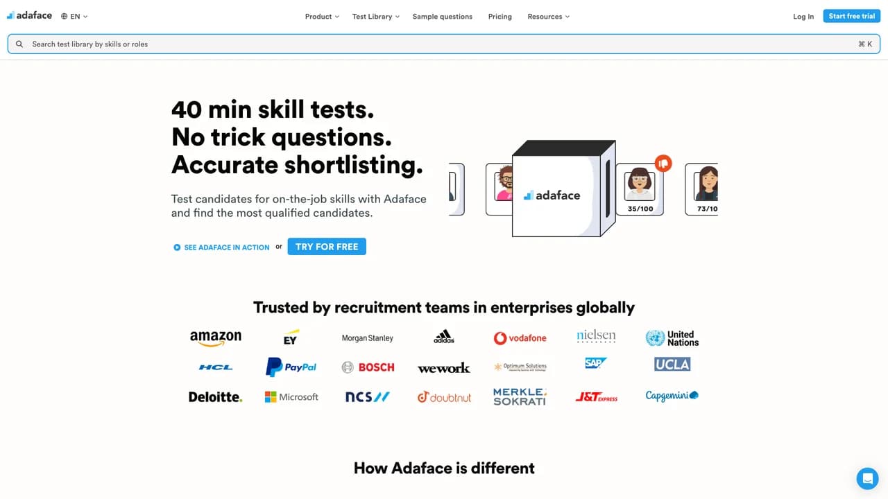 adaface screenshot