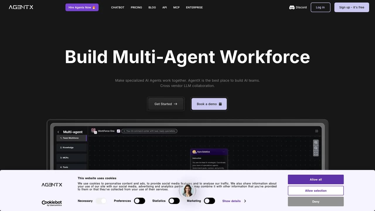 agentx screenshot