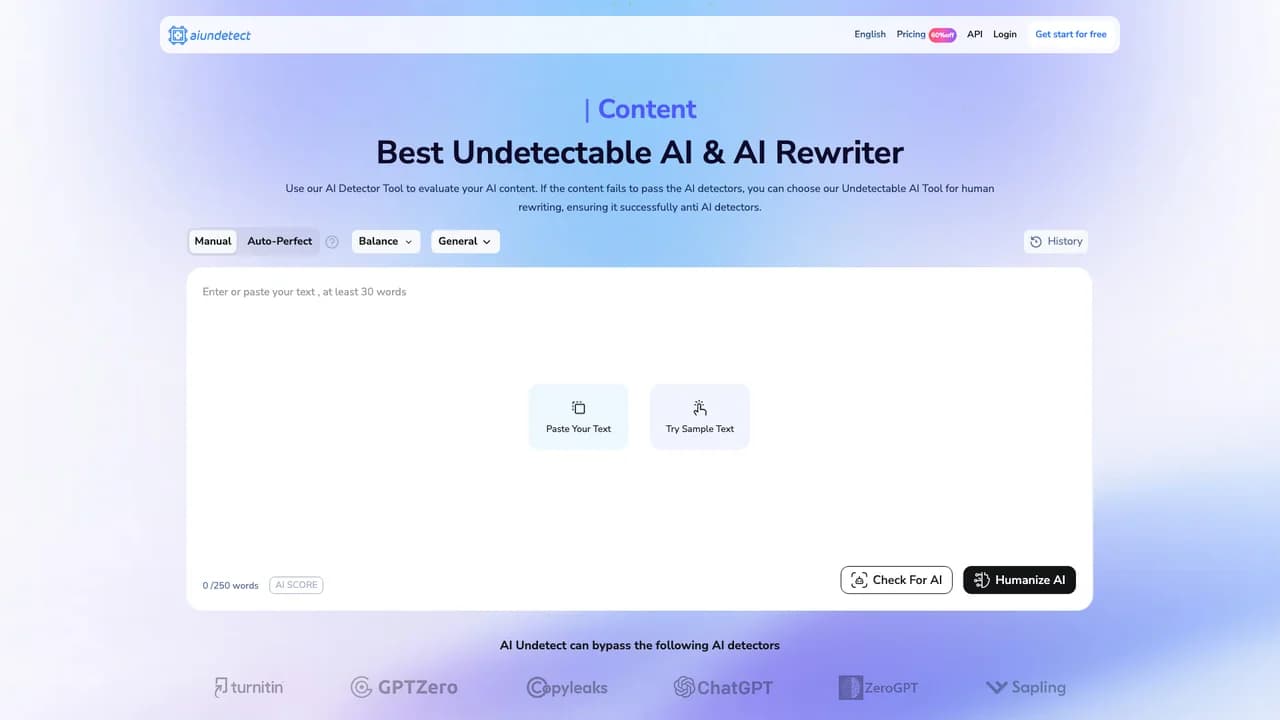 ai-undetect screenshot