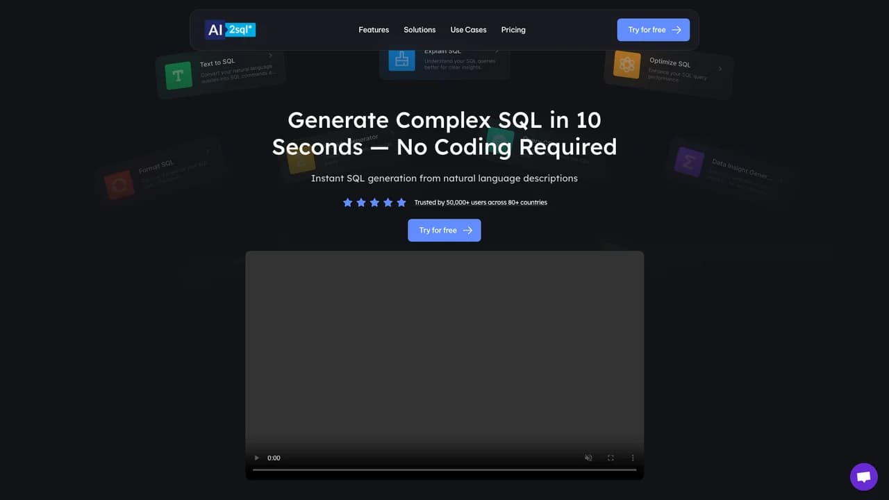 ai2sql screenshot