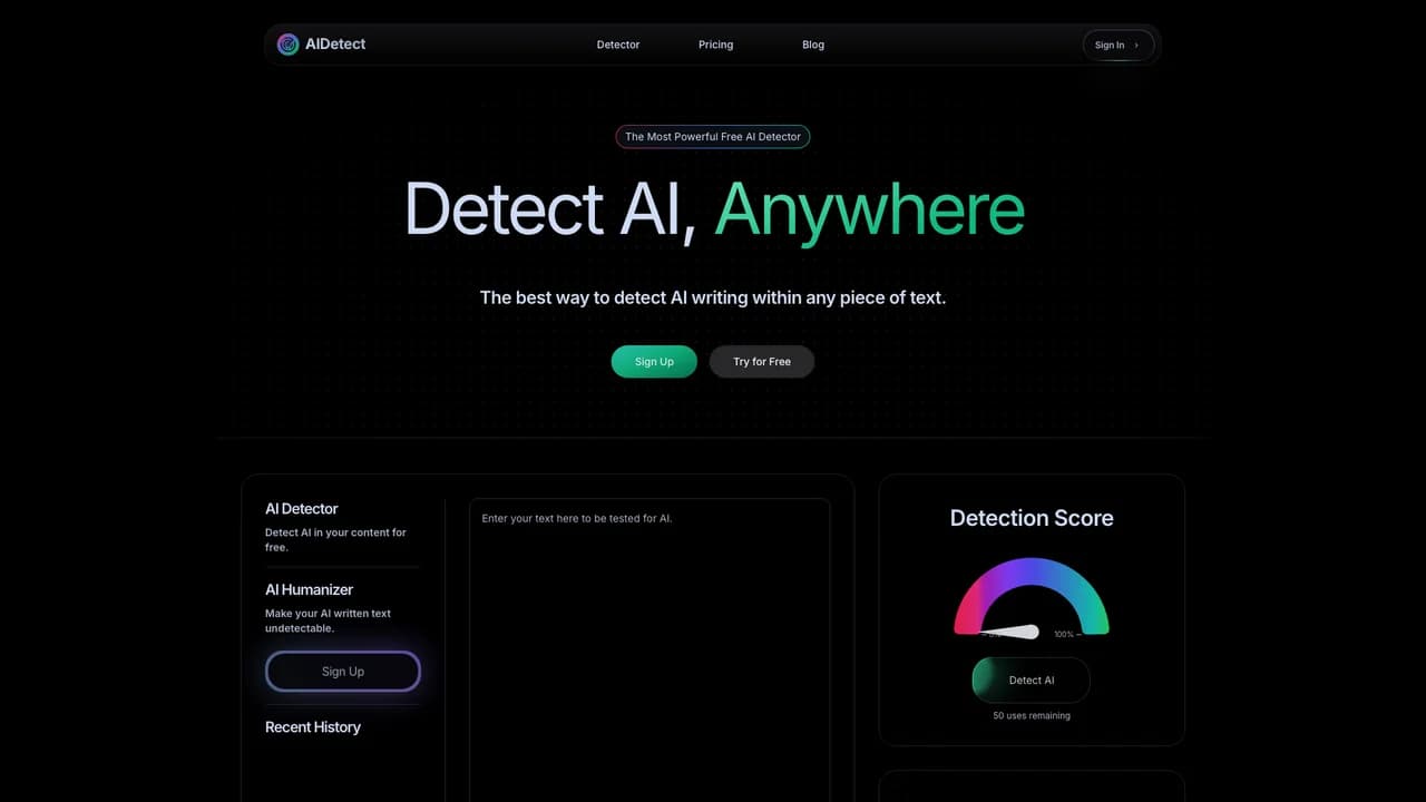 aidetect screenshot