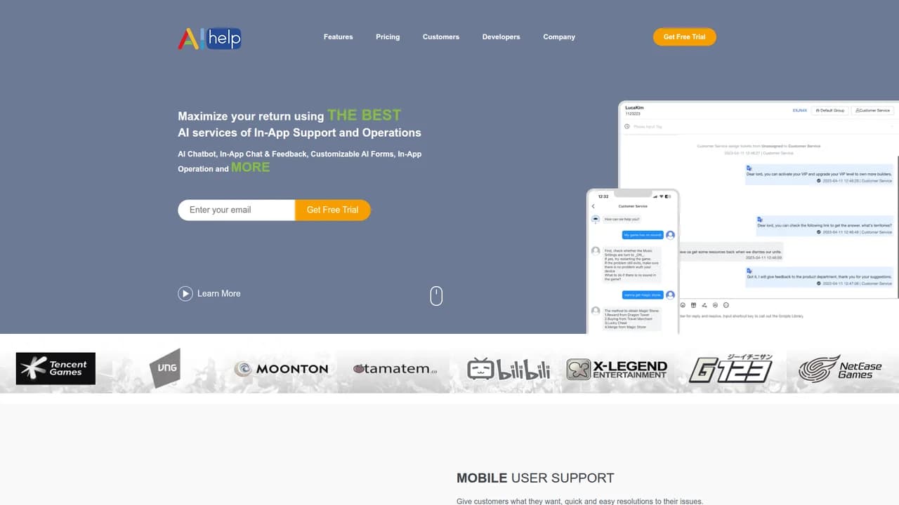 aihelp screenshot