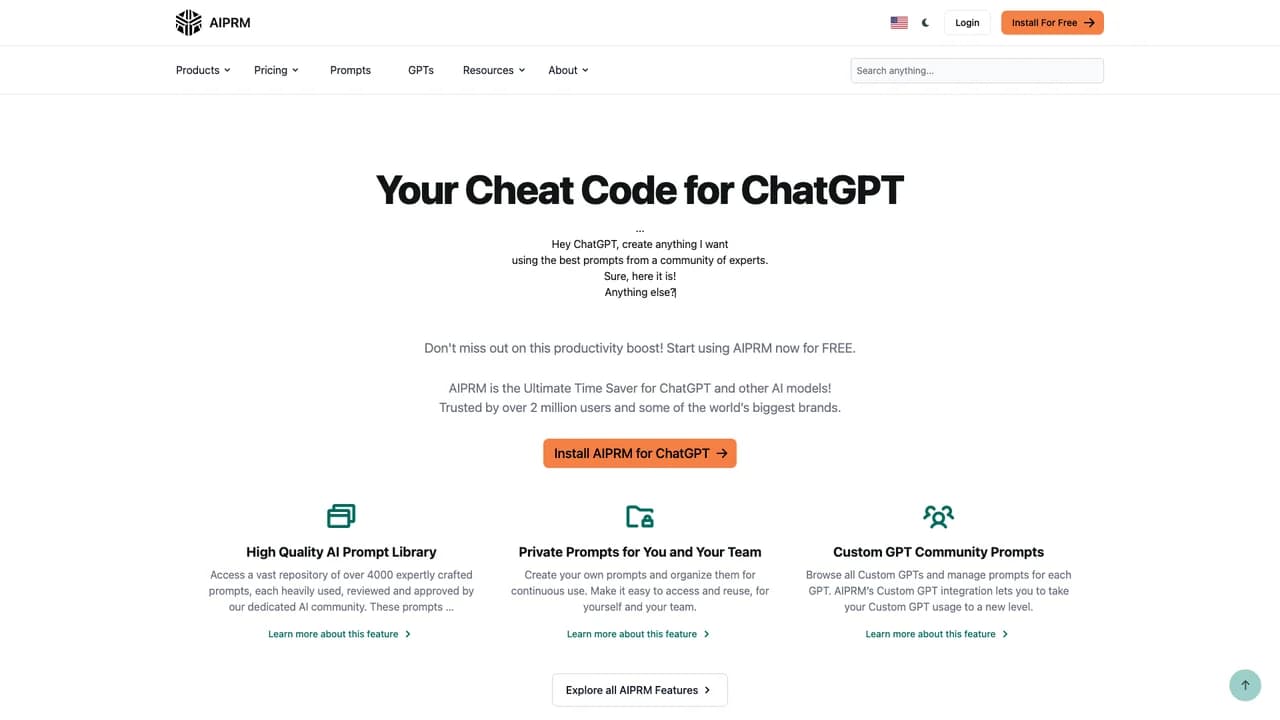 aiprm screenshot