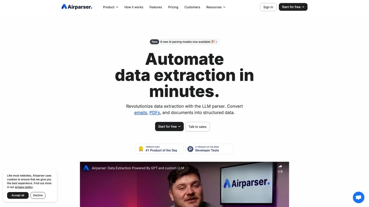 airparser screenshot