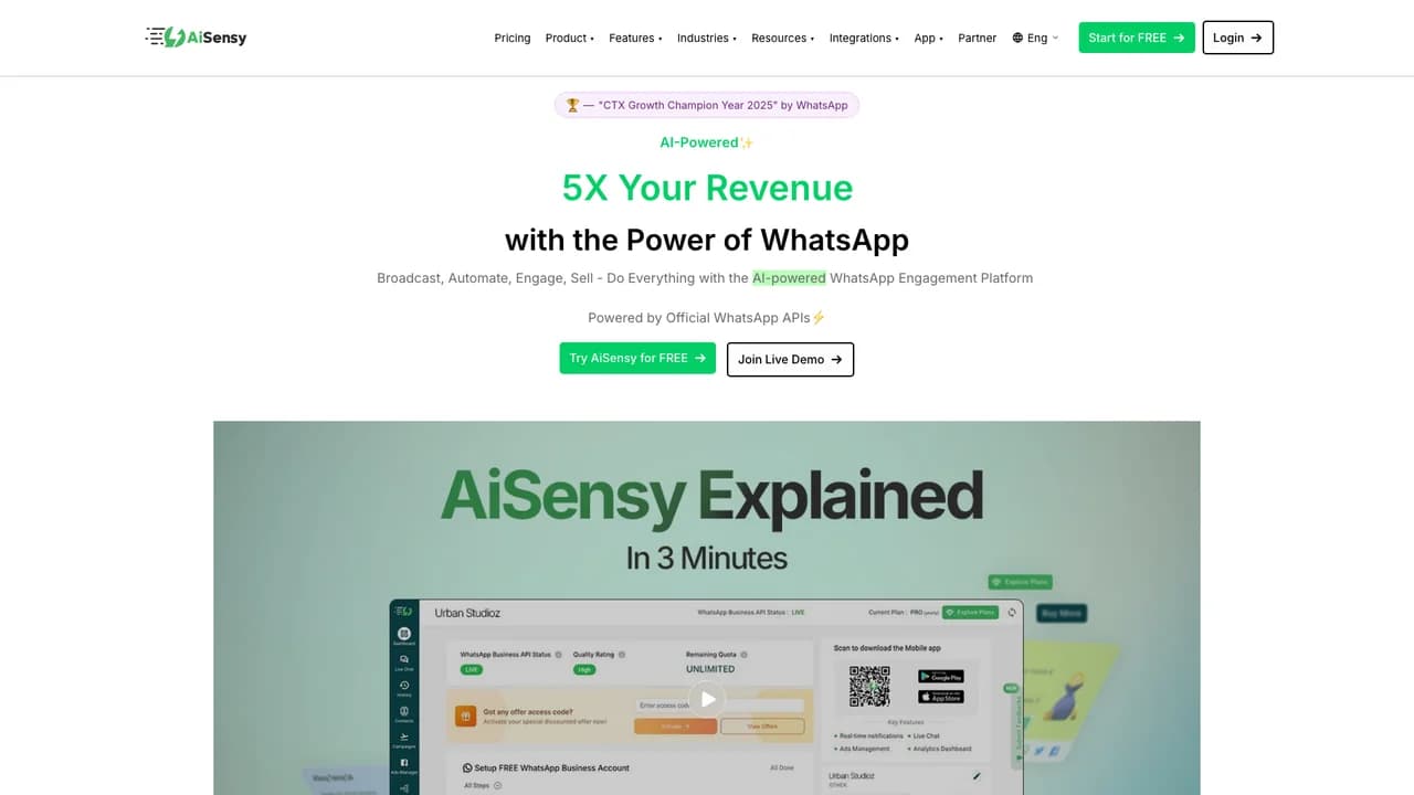 aisensy screenshot