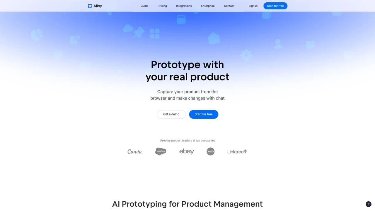 alloy screenshot