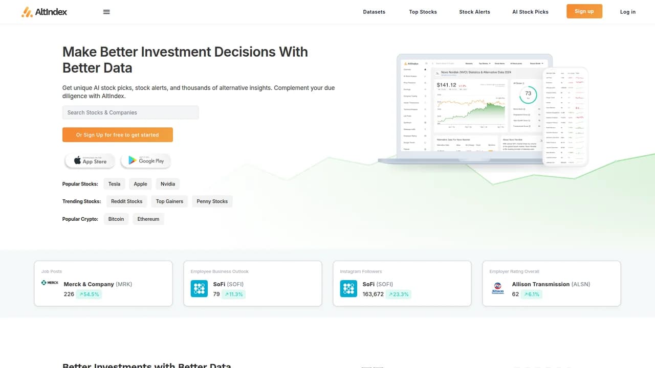 altindex screenshot