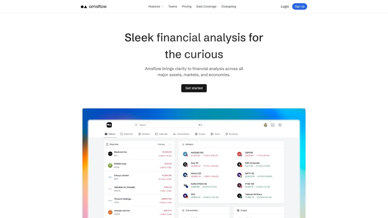 amsflow screenshot