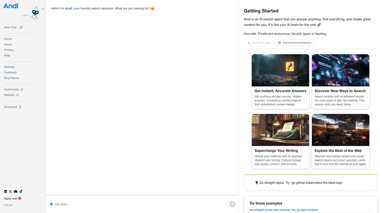 andisearch screenshot