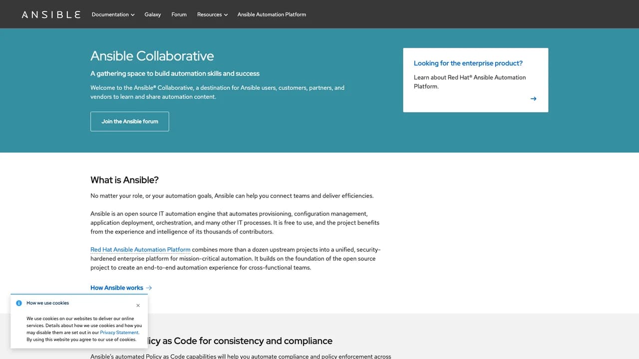 ansible screenshot