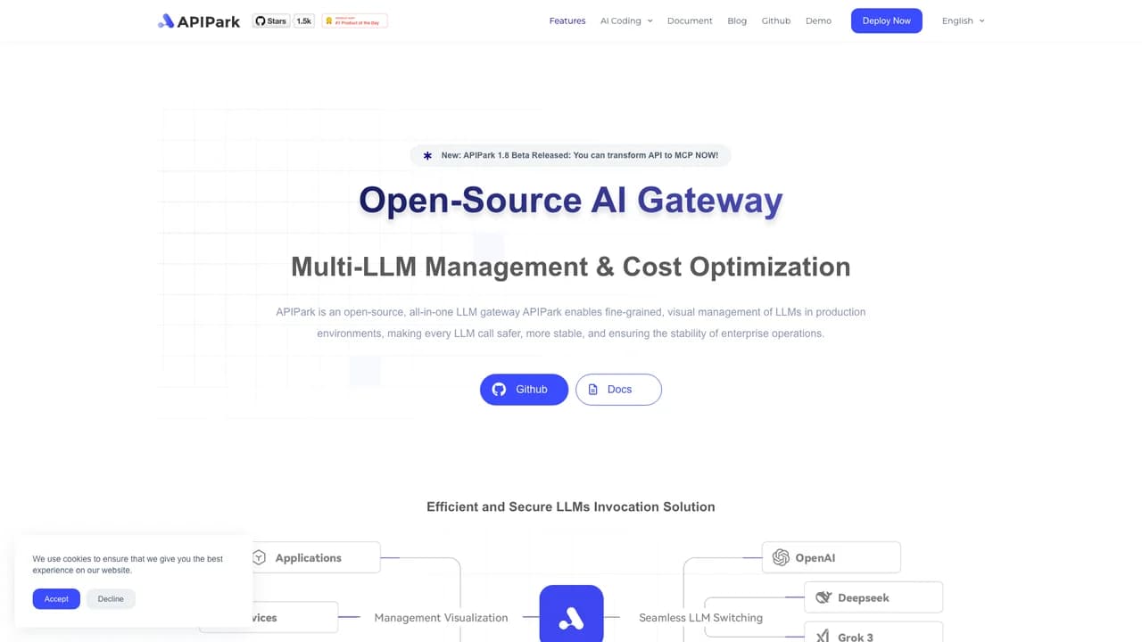 apipark screenshot