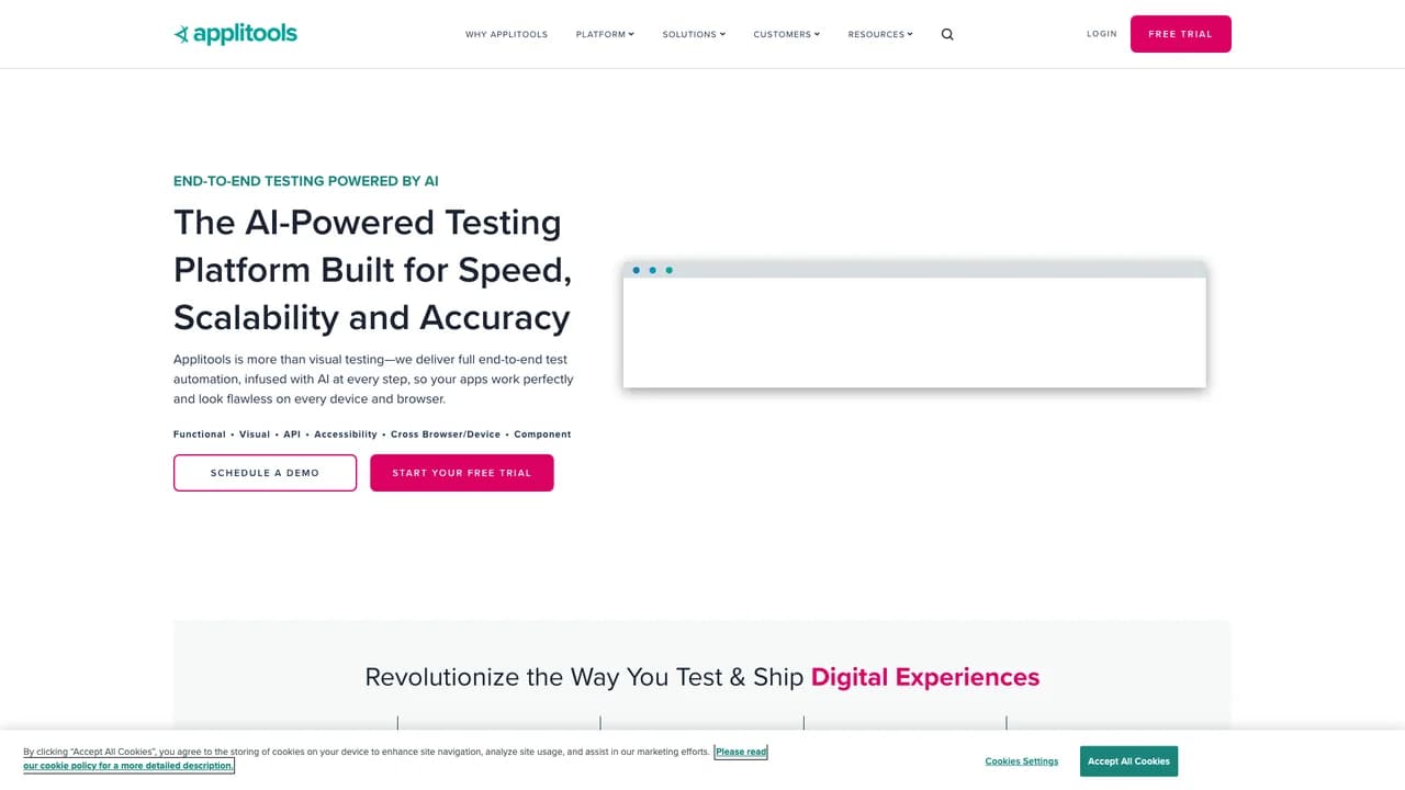 applitools screenshot