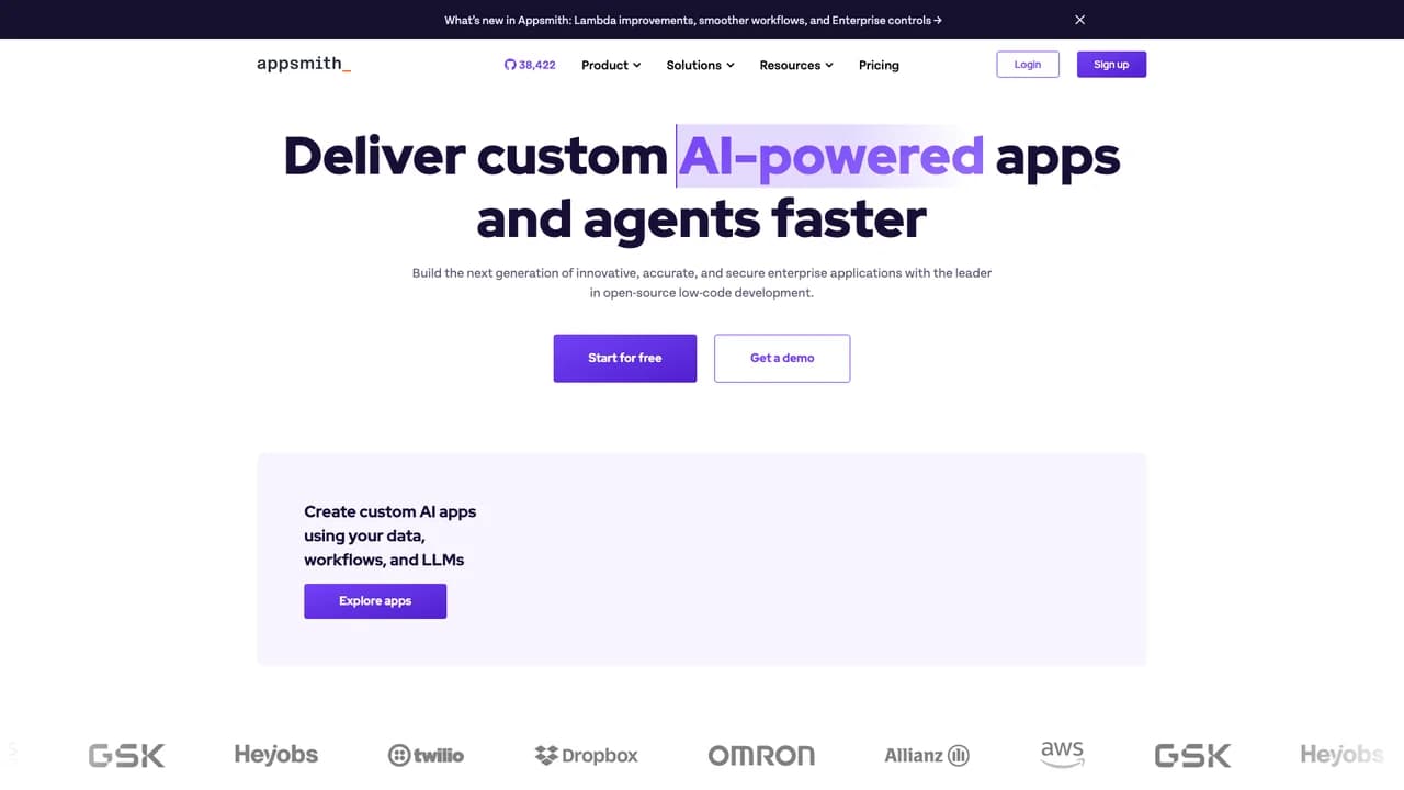 appsmith screenshot
