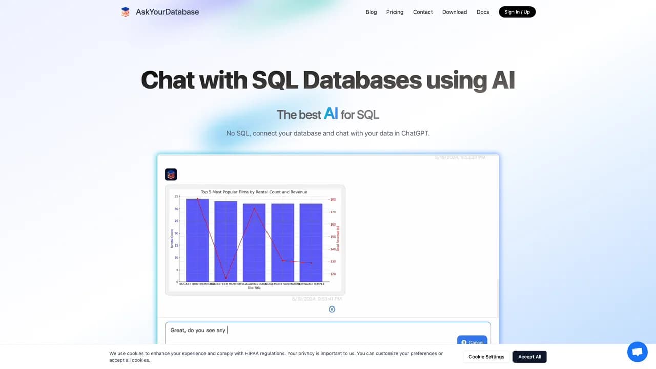 askyourdatabase screenshot