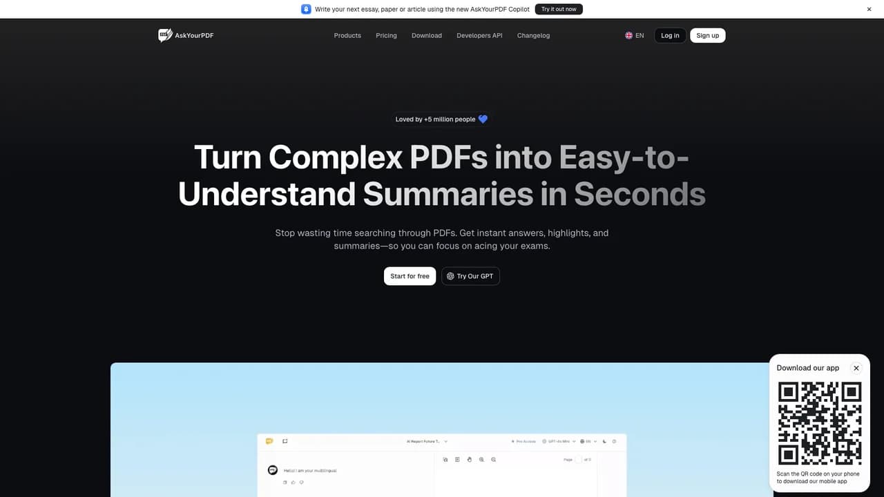 askyourpdf screenshot