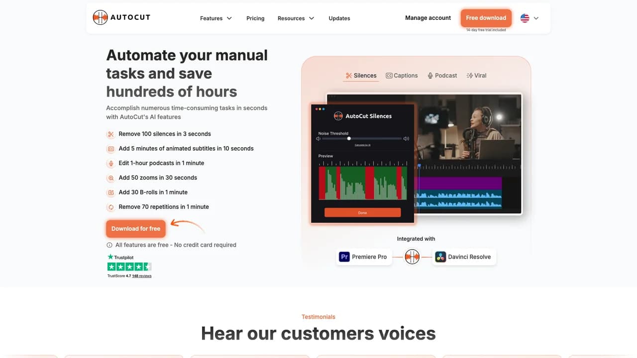 autocut screenshot