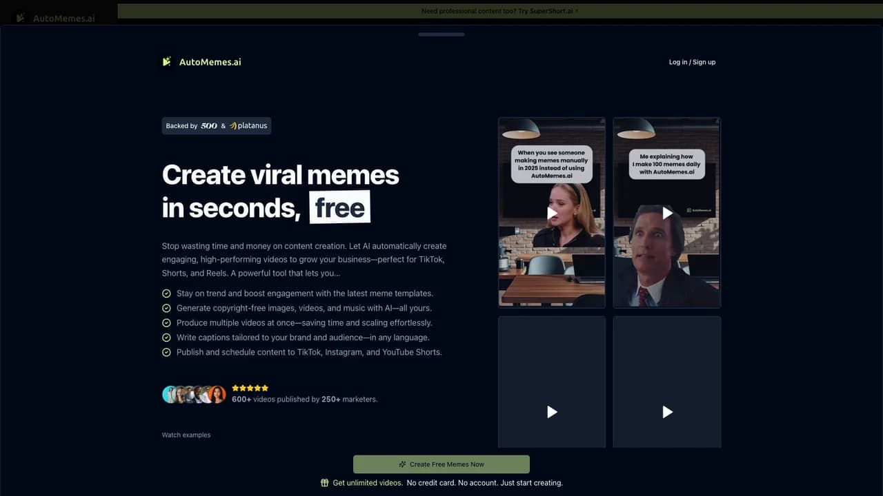 automemesai screenshot