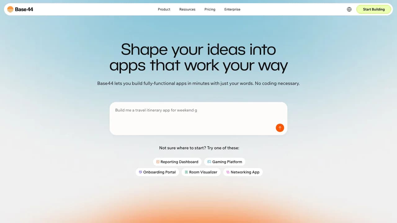 base44 screenshot