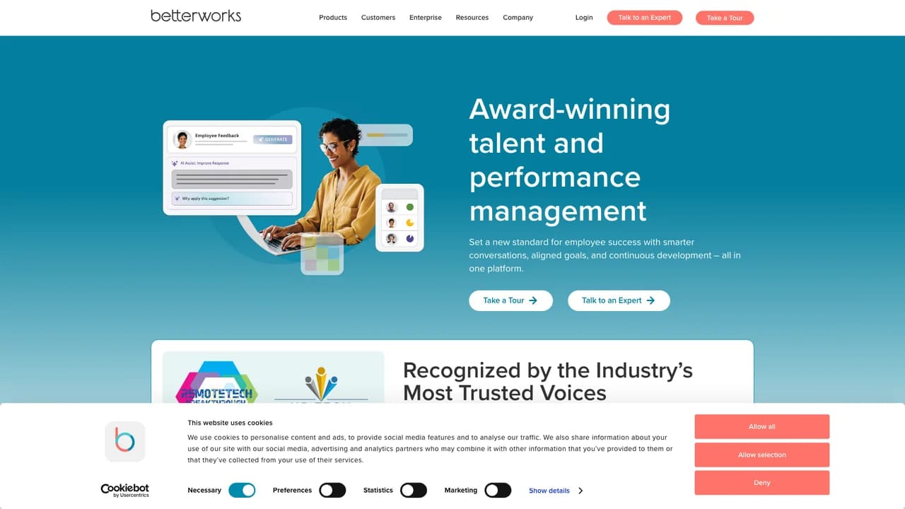 betterworks screenshot