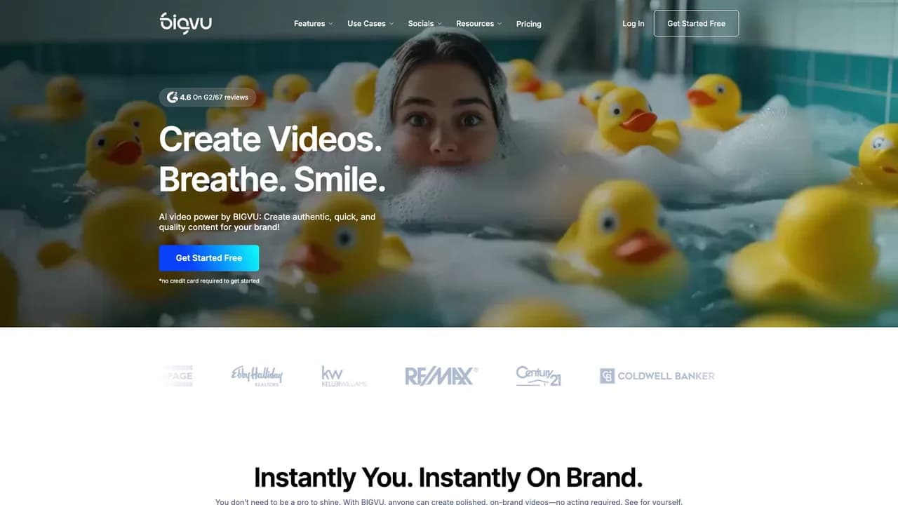 bigvu screenshot