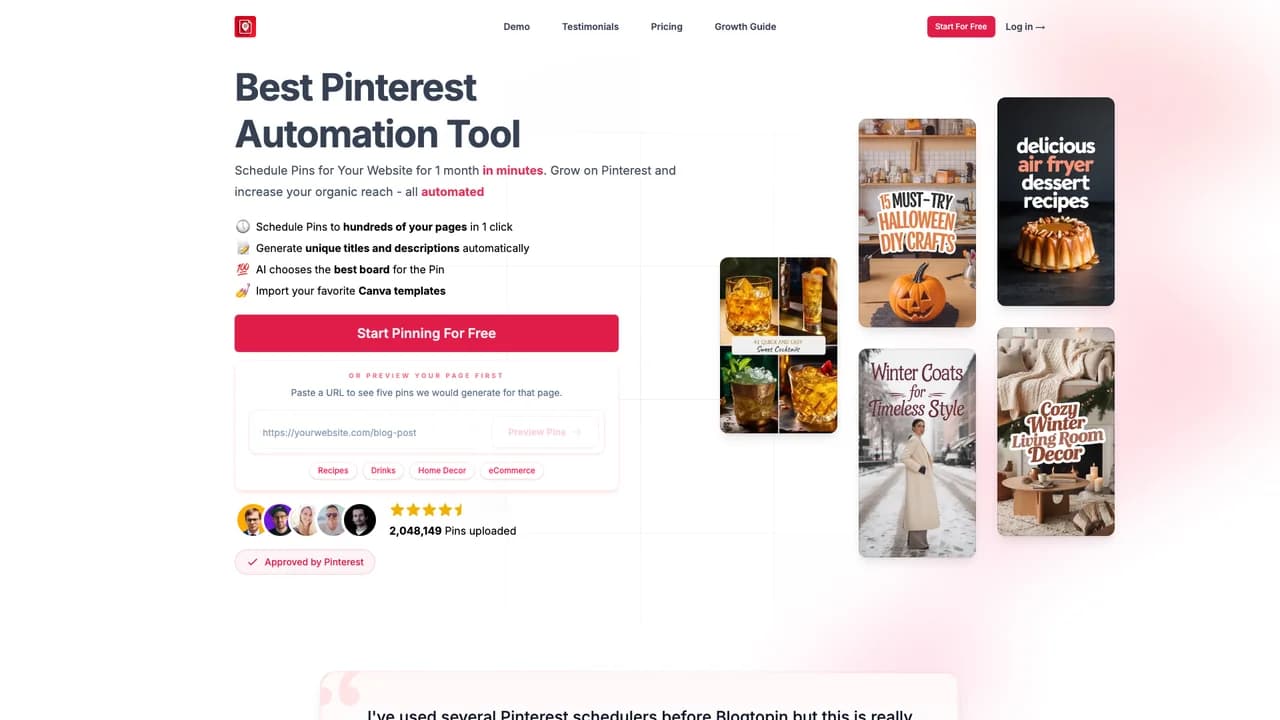 blogtopin screenshot