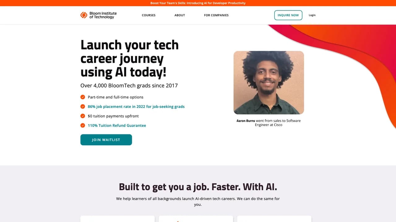 bloomtech screenshot