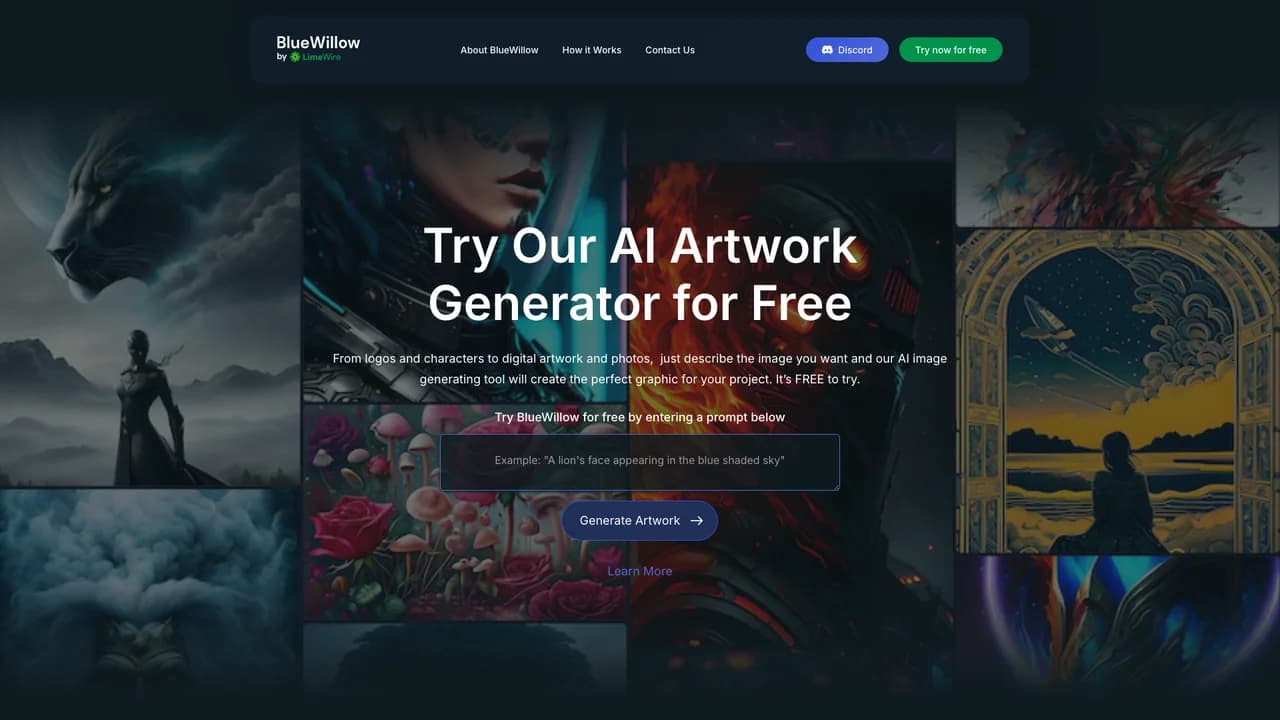 bluewillow screenshot