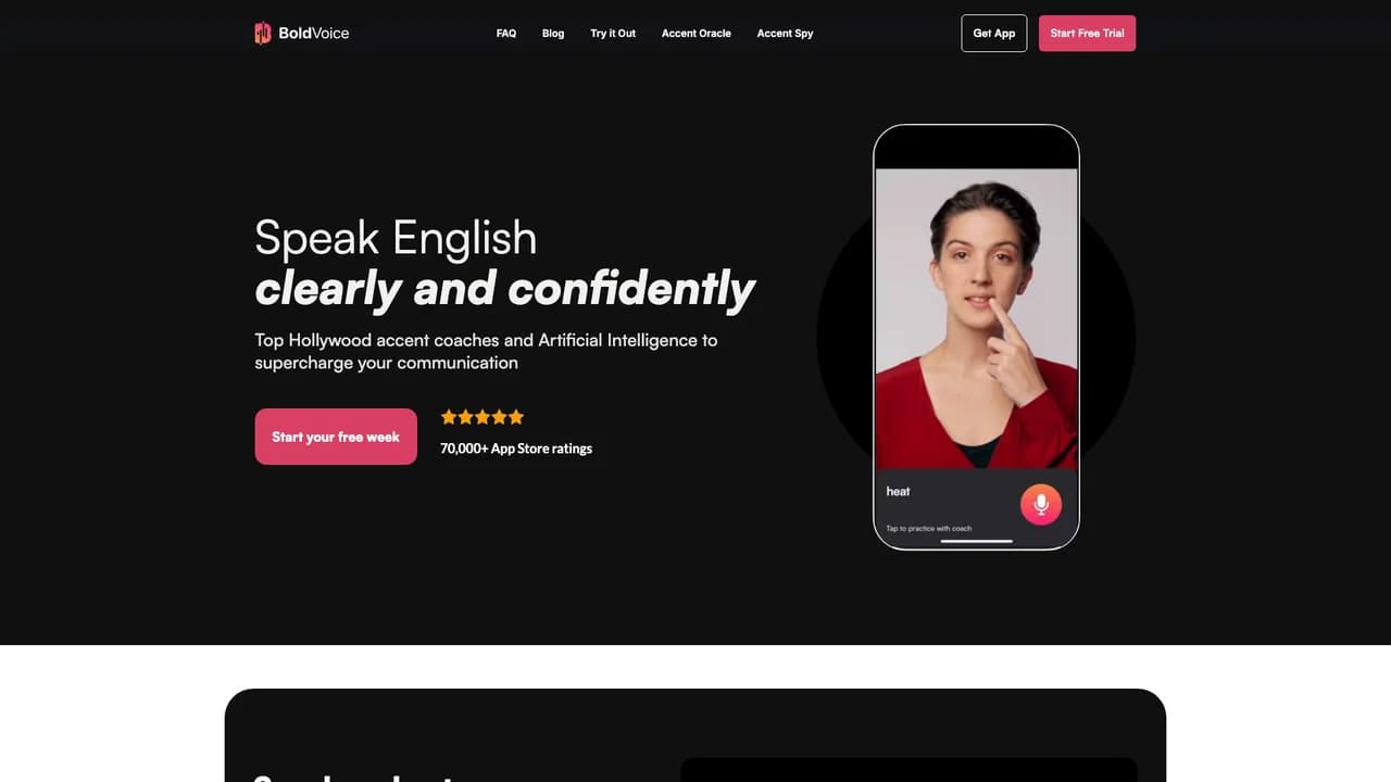 boldvoice screenshot