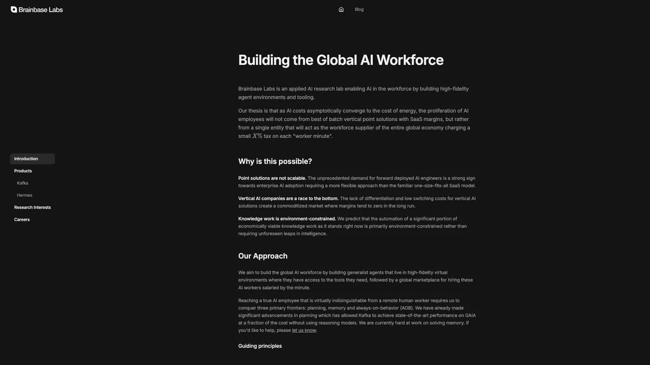 brainbase screenshot