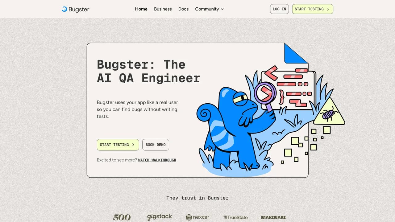 bugster screenshot