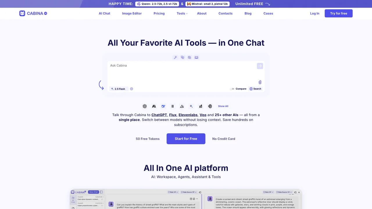 cabina screenshot