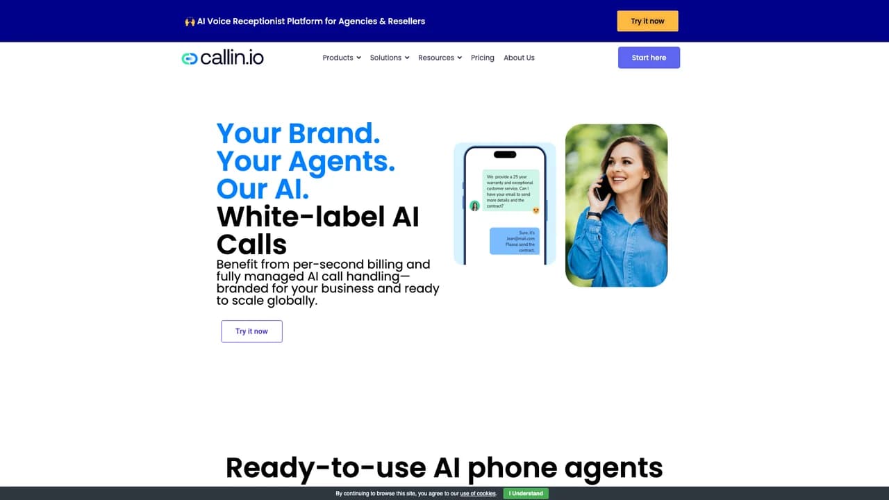callinio screenshot