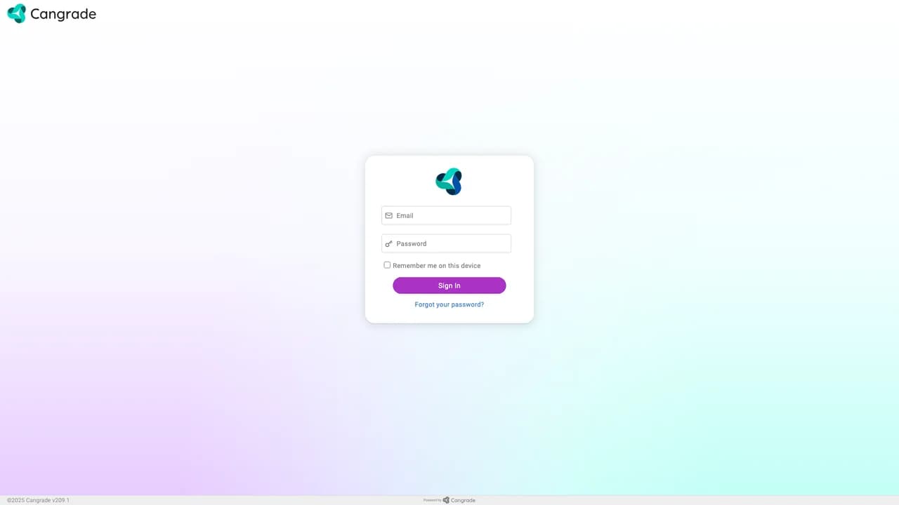 cangrade screenshot