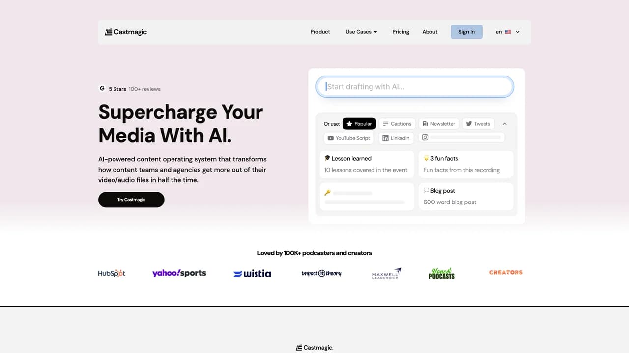 castmagic screenshot