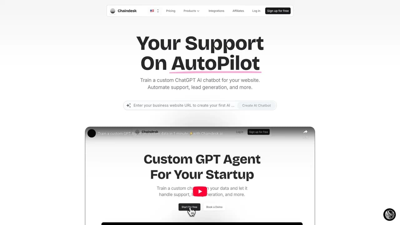 chaindesk-ai screenshot