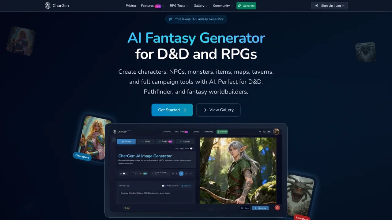 chargen screenshot