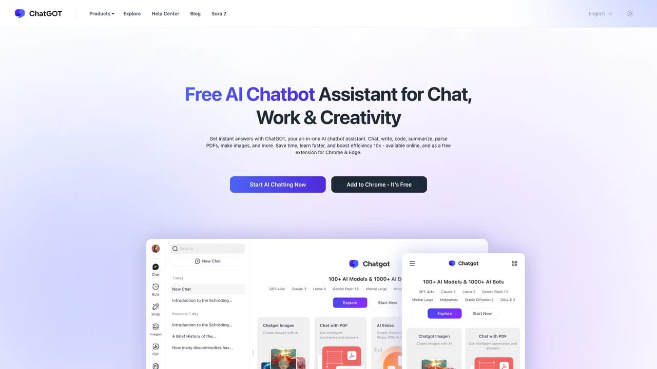 chatgot screenshot