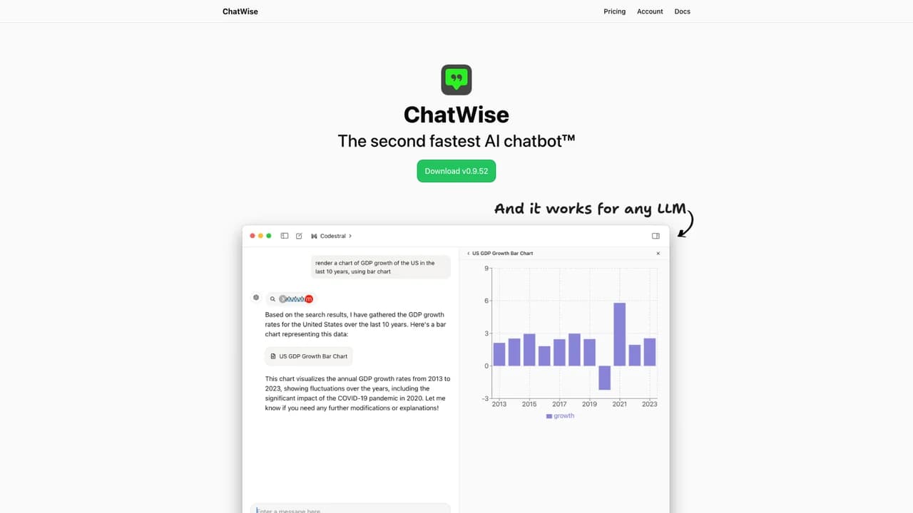 chatwise screenshot