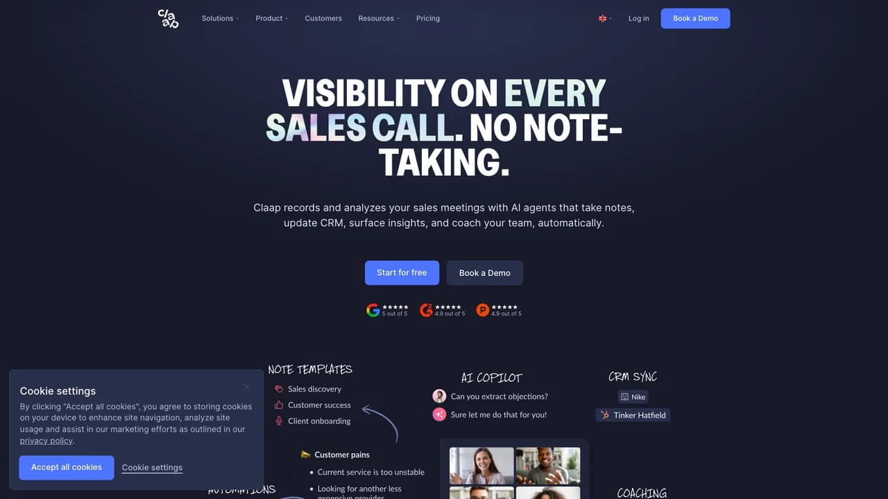 claap screenshot