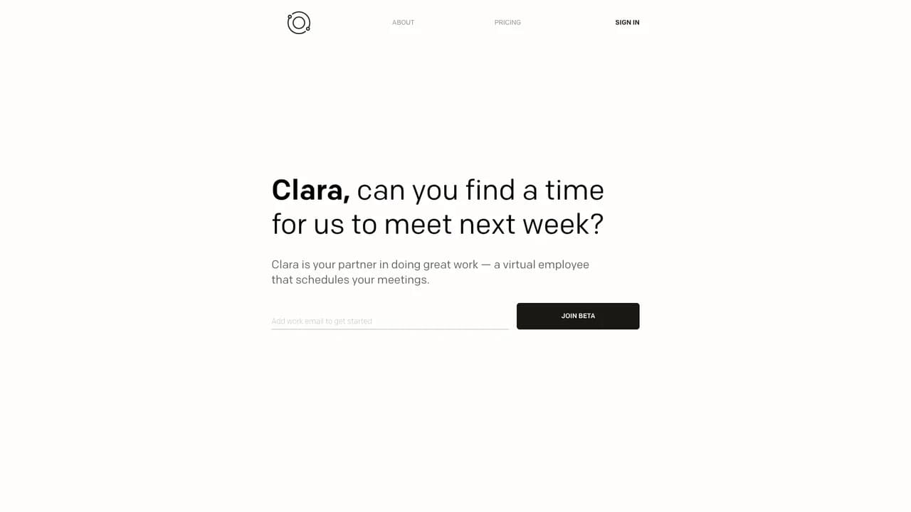 clara-labs screenshot