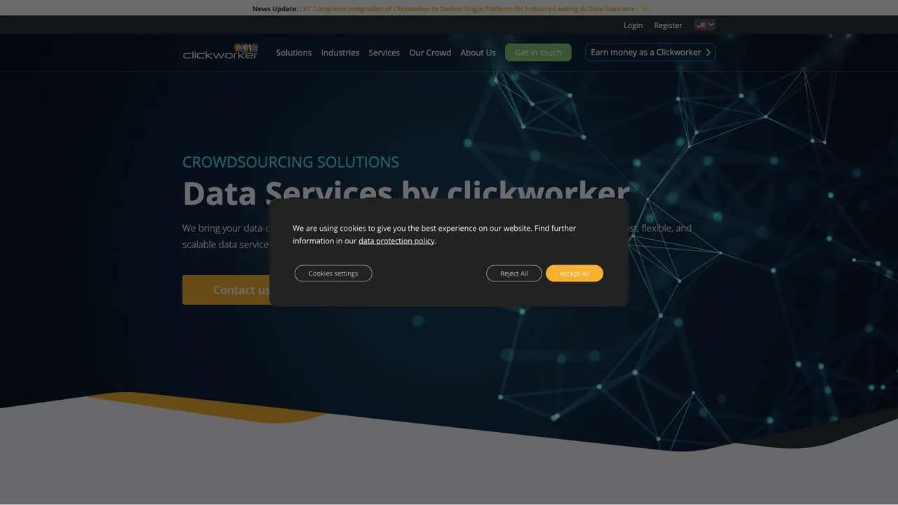 clickworker screenshot
