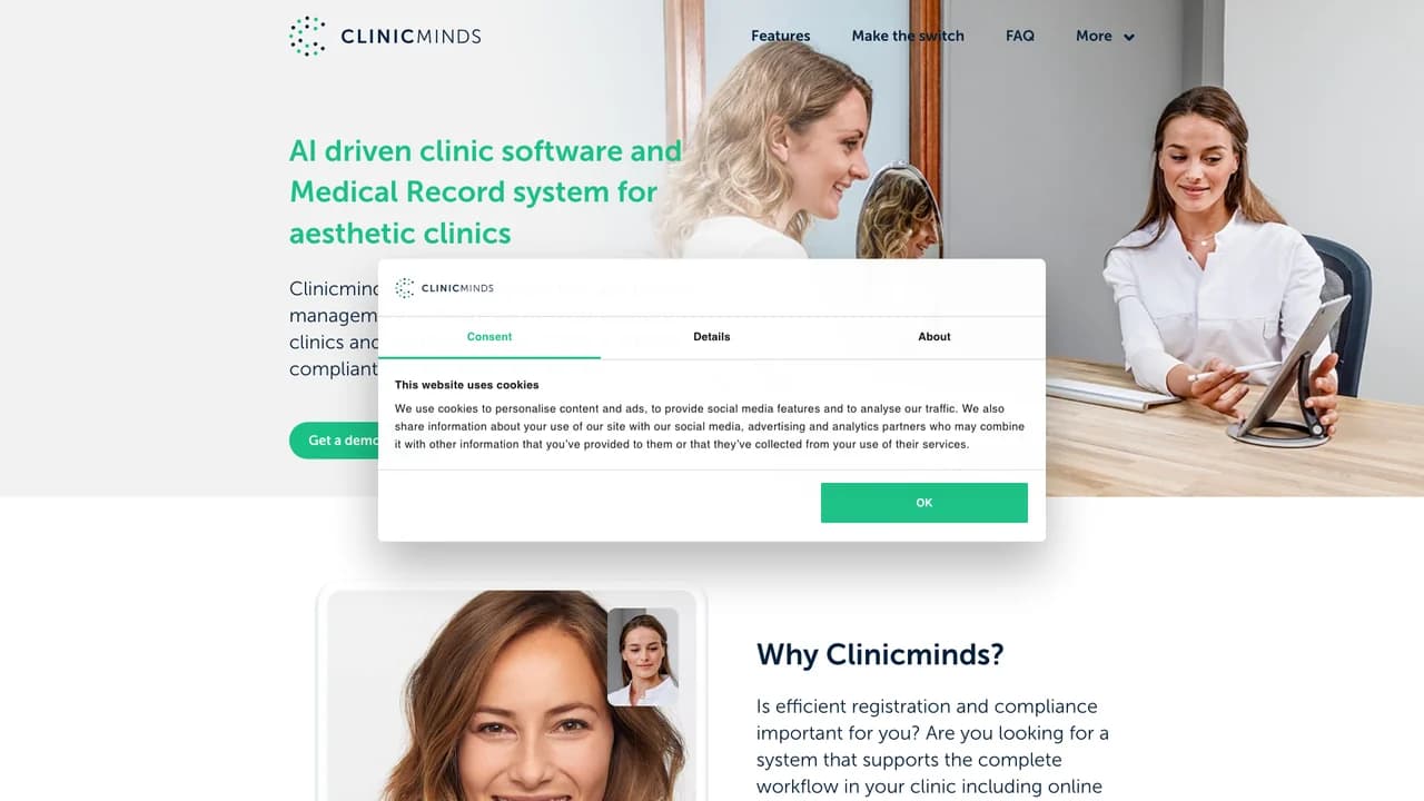 clinicminds screenshot