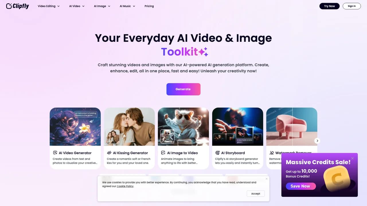 clipfly-ai screenshot
