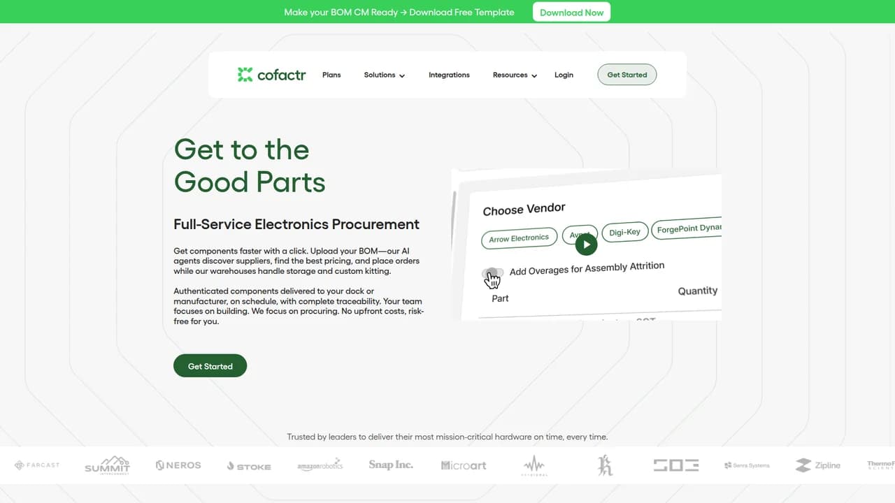 cofactr screenshot