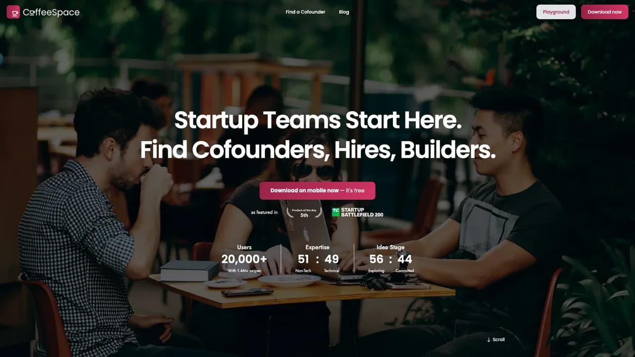 coffeespace screenshot